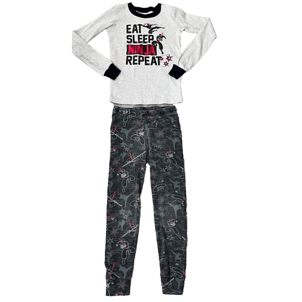 The Children's Place Boys Kids Ninja Snug Fit Cotton Pajamas Size 7